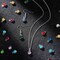 108 Pieces Crystal Birthstone Charms DIY Jewelry Necklace Bracelet Beads Pendant with Rings Mixed Handmade Round Crystal Charm for Earring Making Supplies, 7 mm, 12 Colors (Light)